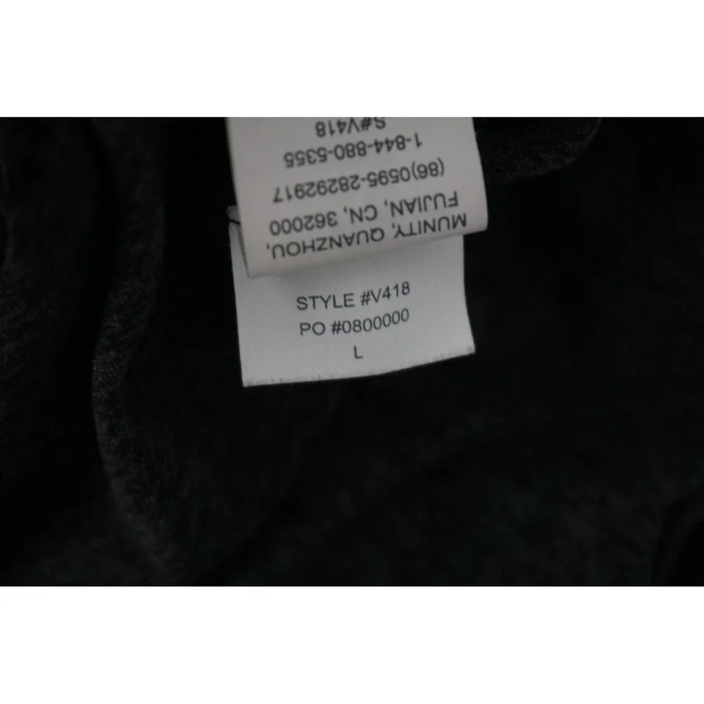 Vuori Pants Men's Large Gray Performance Joggers Lounge Recycled Polyester V418‎